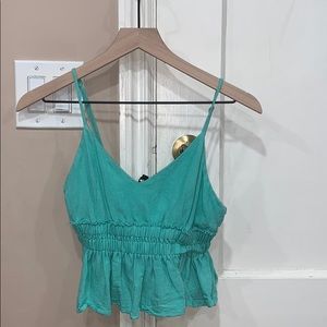 I’m selling a turquoise crop top